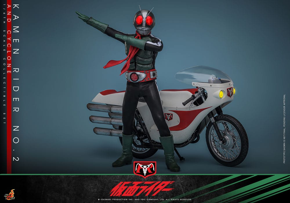 Hot Toys Kamen Rider No. 2 und Cylone 1/6 Actionfigur