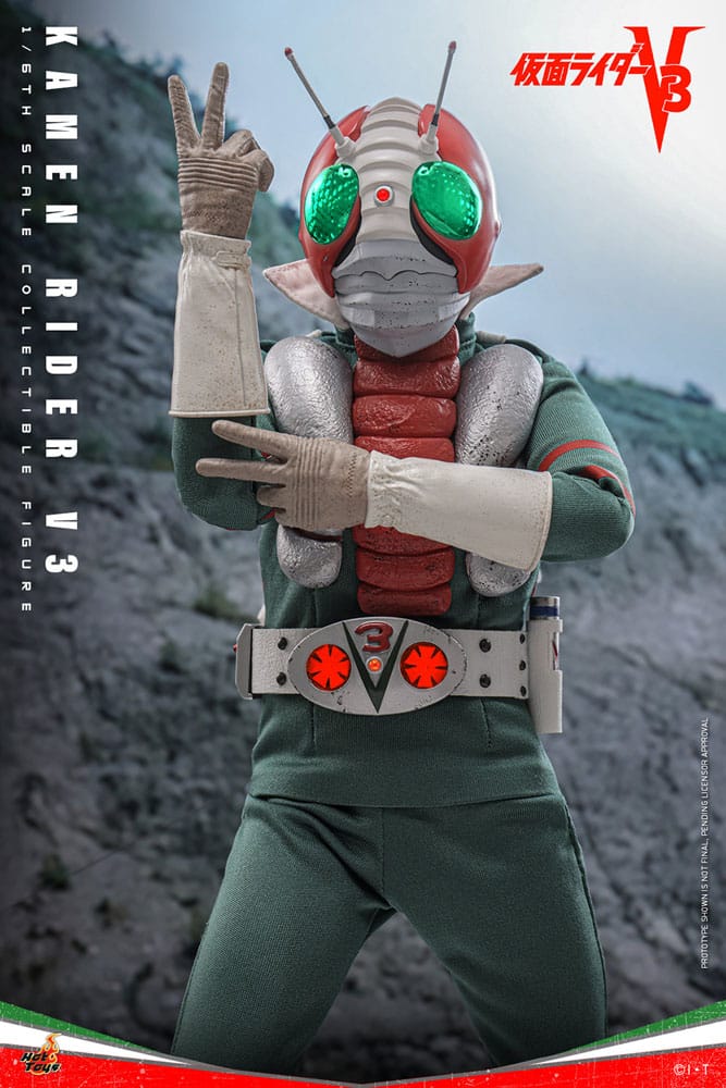 Hot Toys Kamen Rider V3 1/6 Actionfigur
