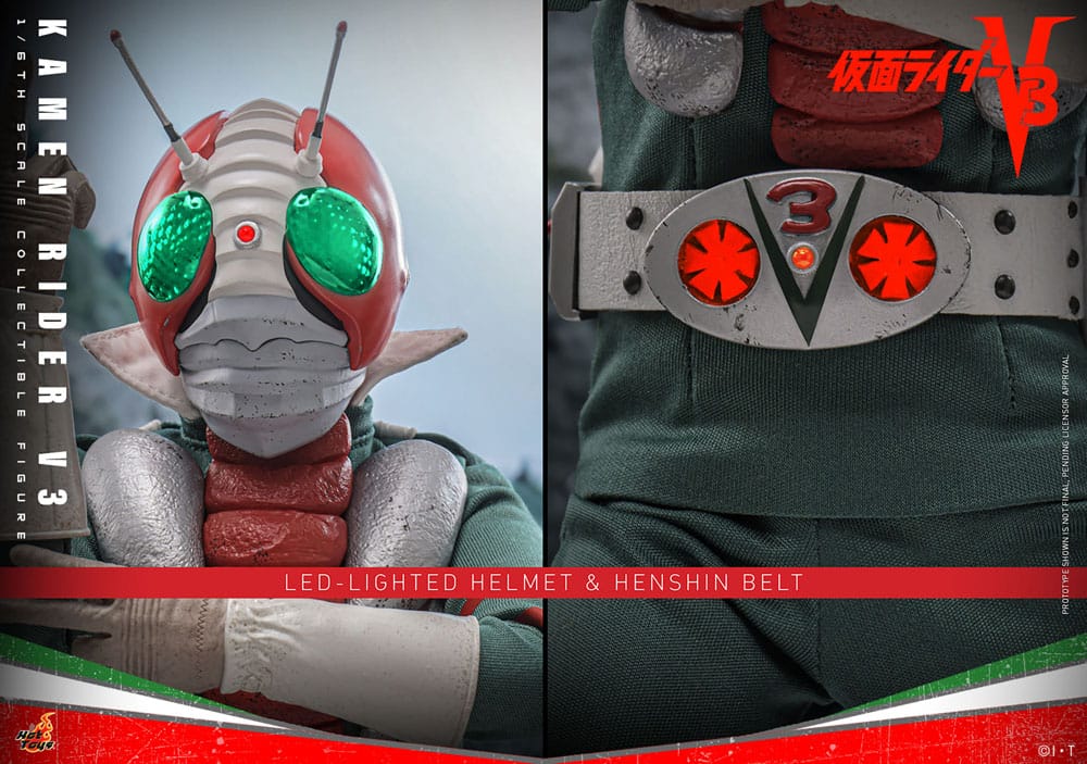 Hot Toys Kamen Rider V3 1/6 Actionfigur