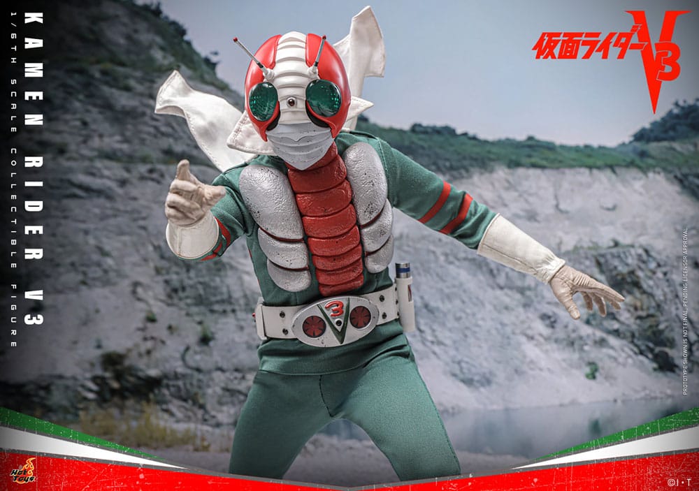 Hot Toys Kamen Rider V3 1/6 Actionfigur