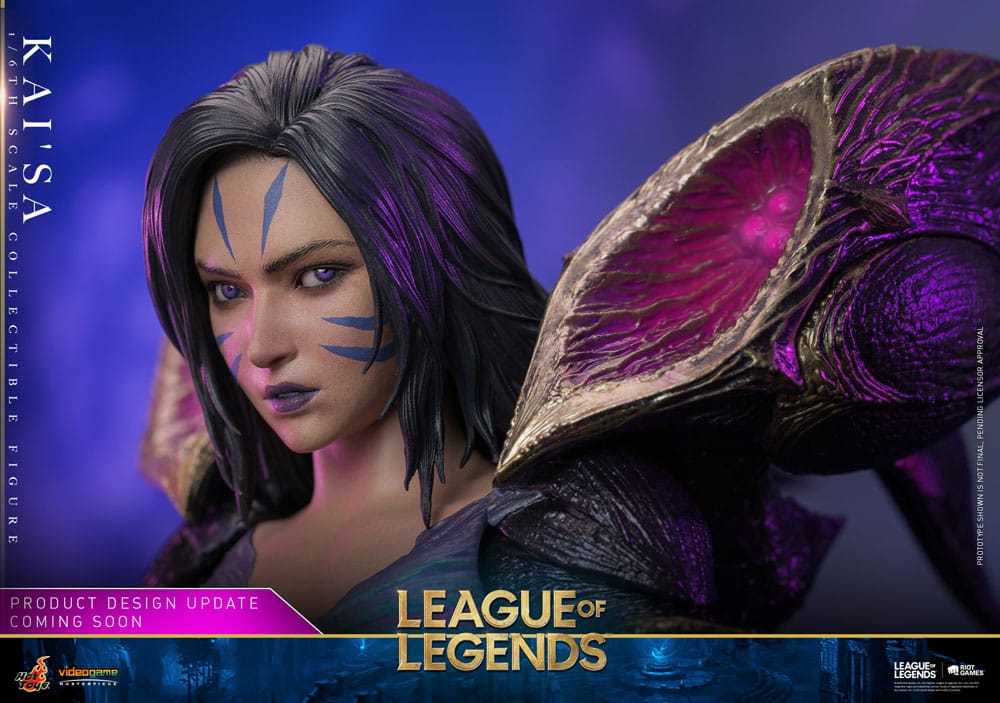 Hot Toys League of Legends Kai’Sa Video Game Masterpiece 1/6 Actionfigur 29 cm