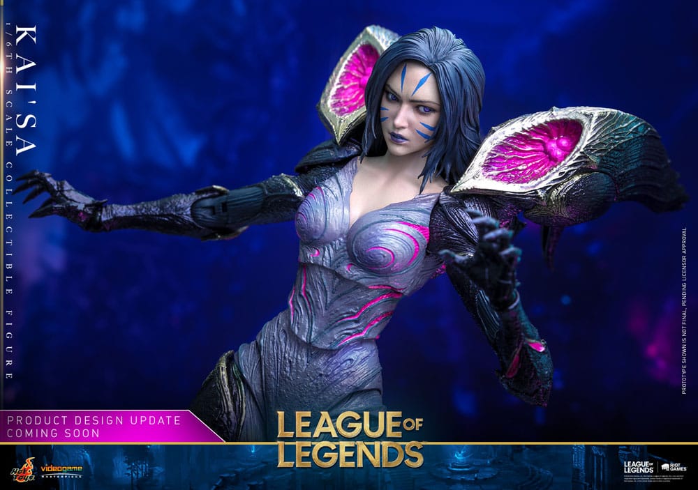 Hot Toys League of Legends Kai’Sa Video Game Masterpiece 1/6 Actionfigur 29 cm