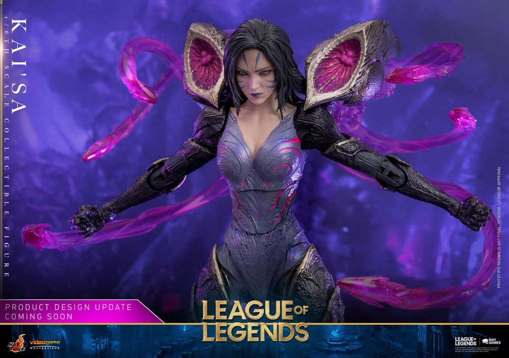 Hot Toys League of Legends Kai’Sa Video Game Masterpiece 1/6 Actionfigur 29 cm