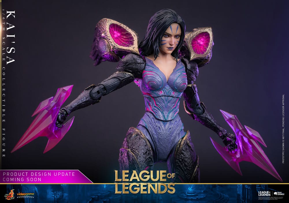 Hot Toys League of Legends Kai’Sa Video Game Masterpiece 1/6 Actionfigur 29 cm