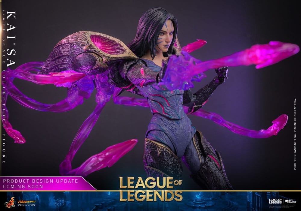 Hot Toys League of Legends Kai’Sa Video Game Masterpiece 1/6 Actionfigur 29 cm