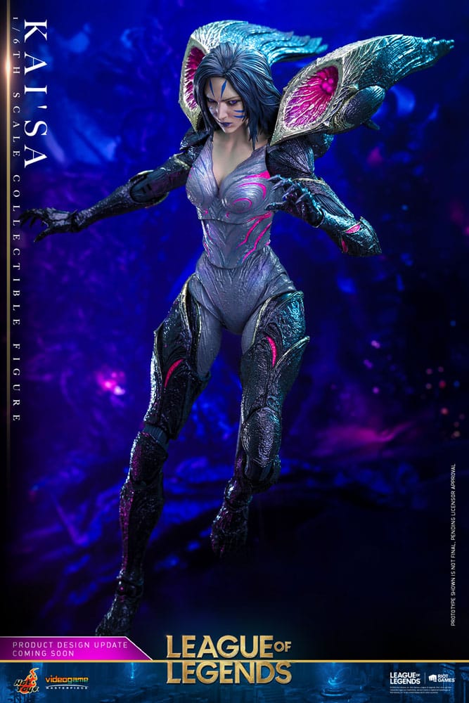 Hot Toys League of Legends Kai’Sa Video Game Masterpiece 1/6 Actionfigur 29 cm