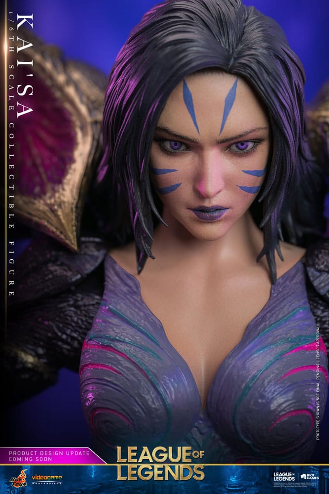Hot Toys League of Legends Kai’Sa Video Game Masterpiece 1/6 Actionfigur 29 cm