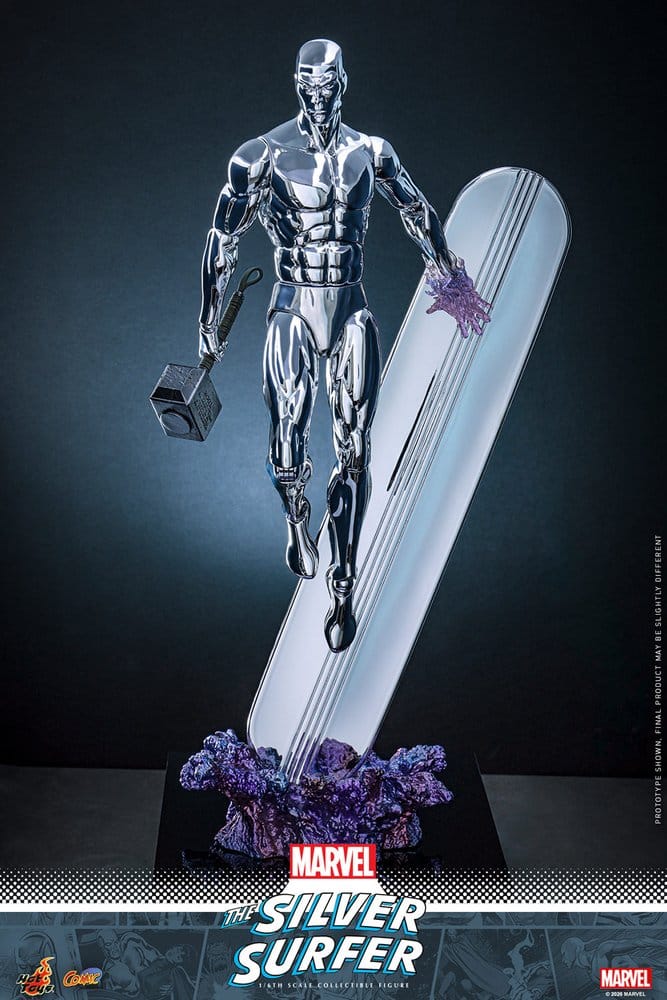Hot Toys Marvel Actionfigur 1/6 Silver Surfer 32 cm