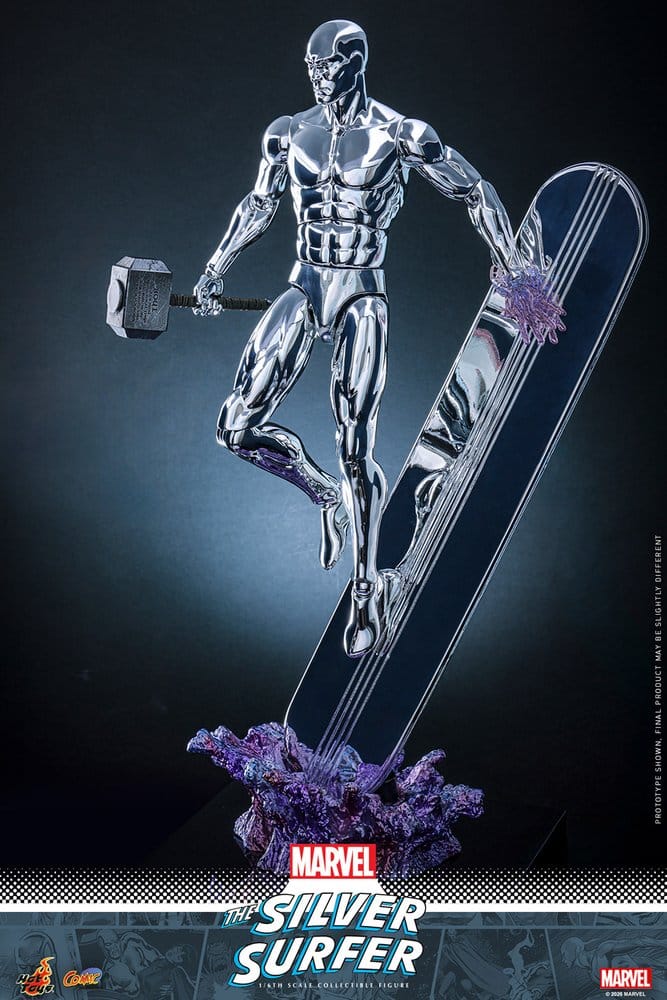 Hot Toys Marvel Actionfigur 1/6 Silver Surfer 32 cm