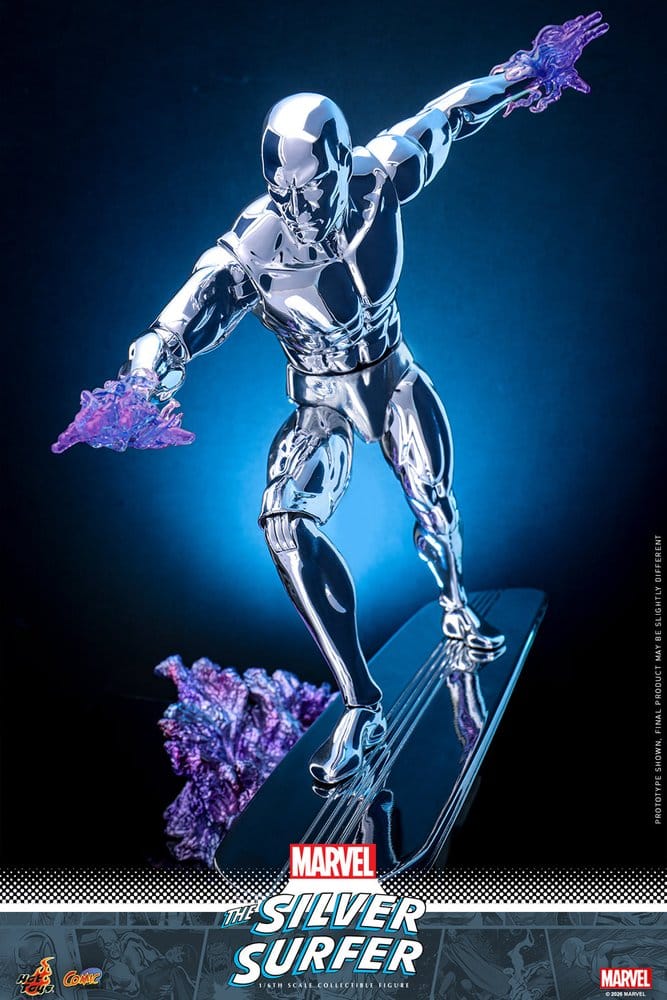Hot Toys Marvel Actionfigur 1/6 Silver Surfer 32 cm