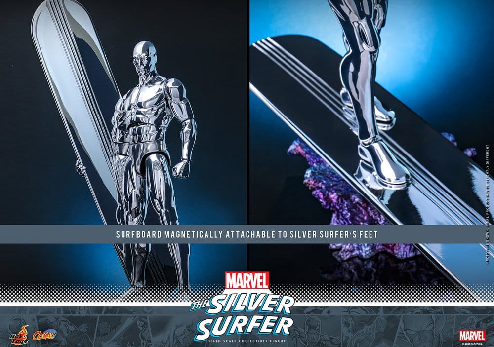 Hot Toys Marvel Actionfigur 1/6 Silver Surfer 32 cm