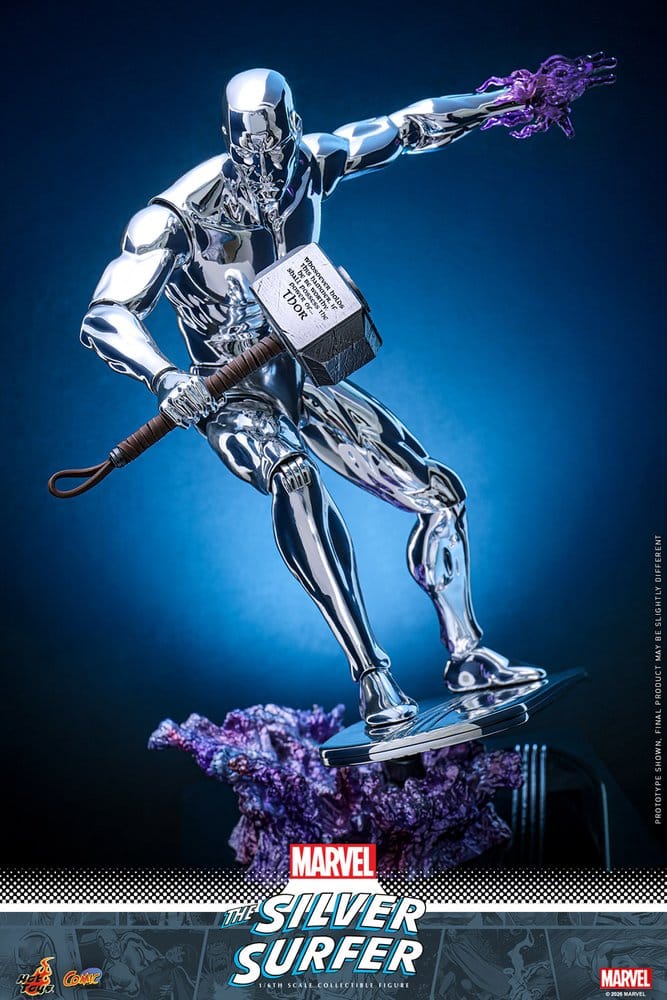 Hot Toys Marvel Actionfigur 1/6 Silver Surfer 32 cm