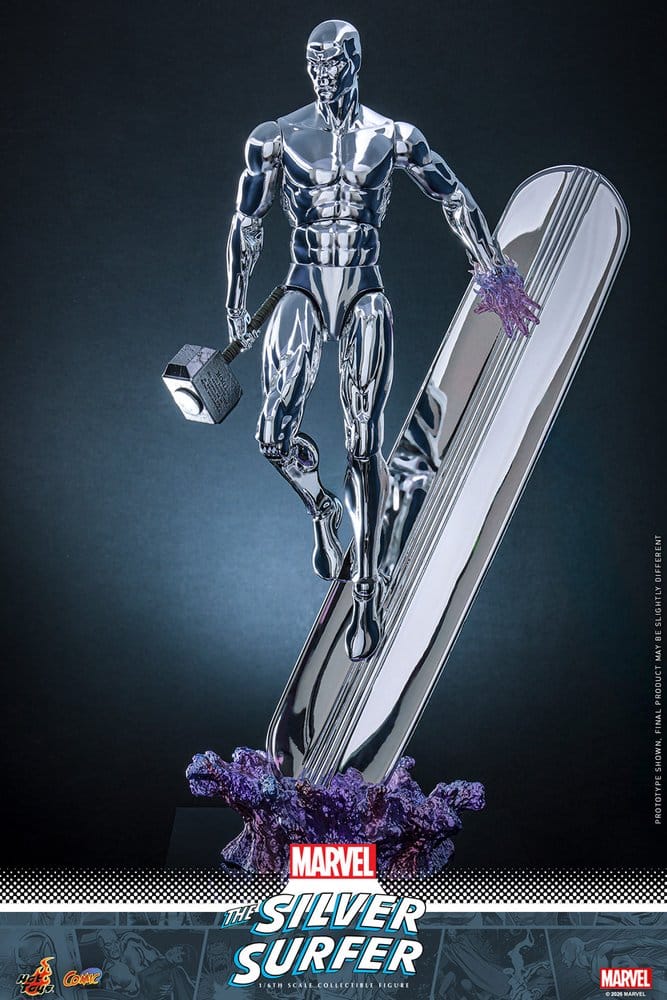 Hot Toys Marvel Actionfigur 1/6 Silver Surfer 32 cm