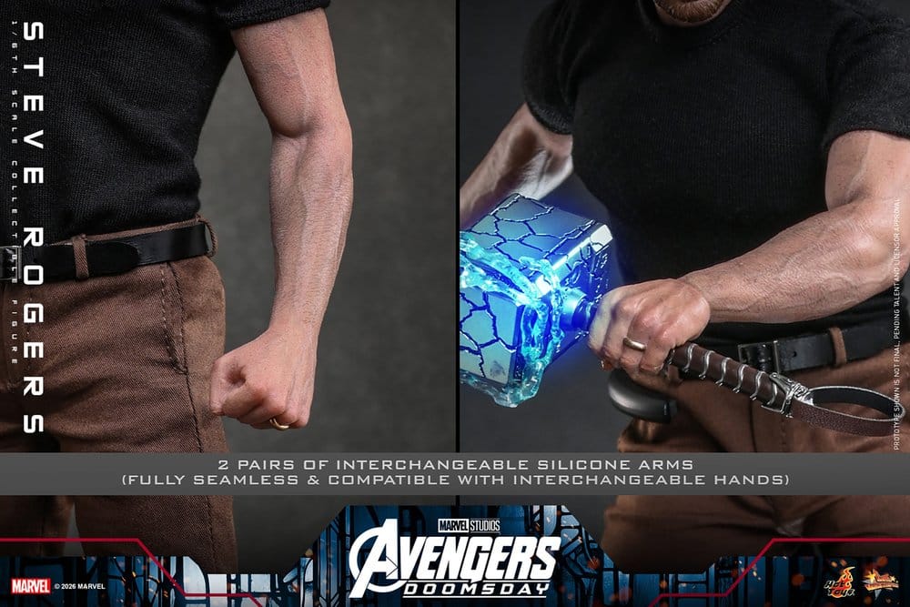 Hot Toys Marvel Avengers Doomsday Steve Rogers 1/6 Actionfigur