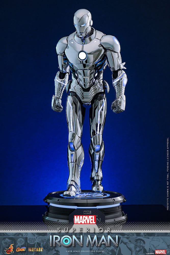 Hot Toys Marvel Comic Superior Iron Man Diecast Masterpiece 1/6 Actionfigur