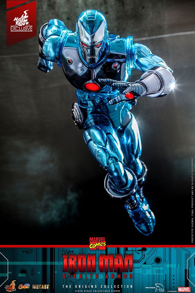 Hot Toys Marvel Comics Diecast Actionfigur 1/6 Iron Man (Stealth Armor) Hot Toys Exclusive 33 cm