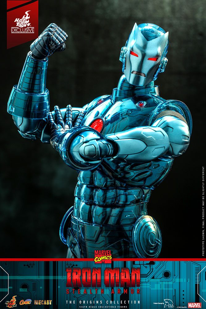 Hot Toys Marvel Comics Diecast Actionfigur 1/6 Iron Man (Stealth Armor) Hot Toys Exclusive 33 cm
