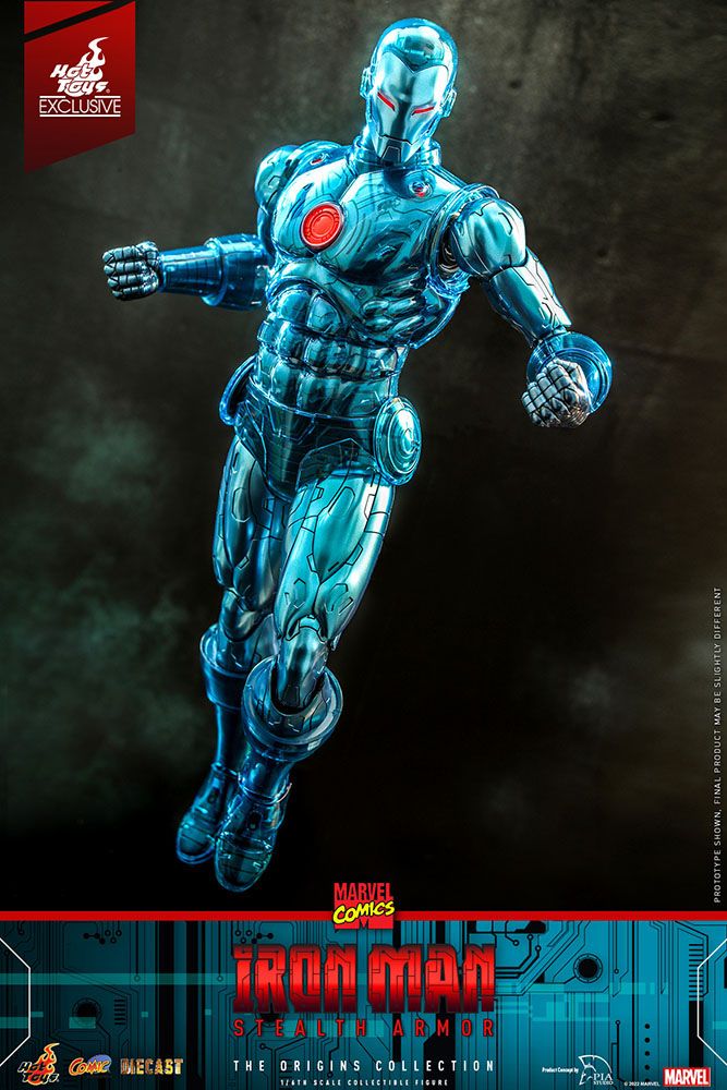 Hot Toys Marvel Comics Diecast Actionfigur 1/6 Iron Man (Stealth Armor) Hot Toys Exclusive 33 cm