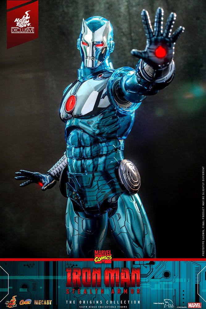 Hot Toys Marvel Comics Diecast Actionfigur 1/6 Iron Man (Stealth Armor) Hot Toys Exclusive 33 cm