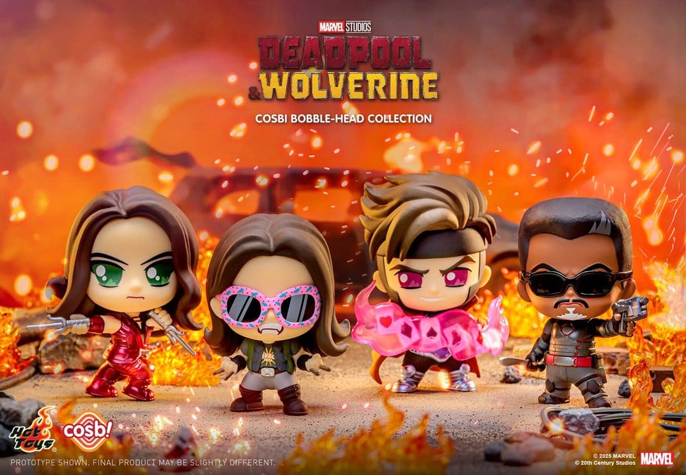 Hot Toys Marvel Cosbi Minifiguren Series 2 Deadpool & Wolverine Figur