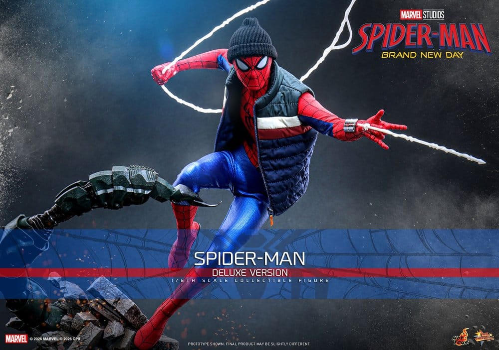 Hot Toys Marvel Spider-Man Brand New Day Spider-Man Deluxe Version 1/6 Actionfigur