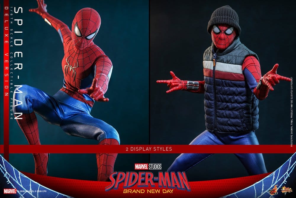 Hot Toys Marvel Spider-Man Brand New Day Spider-Man Deluxe Version 1/6 Actionfigur