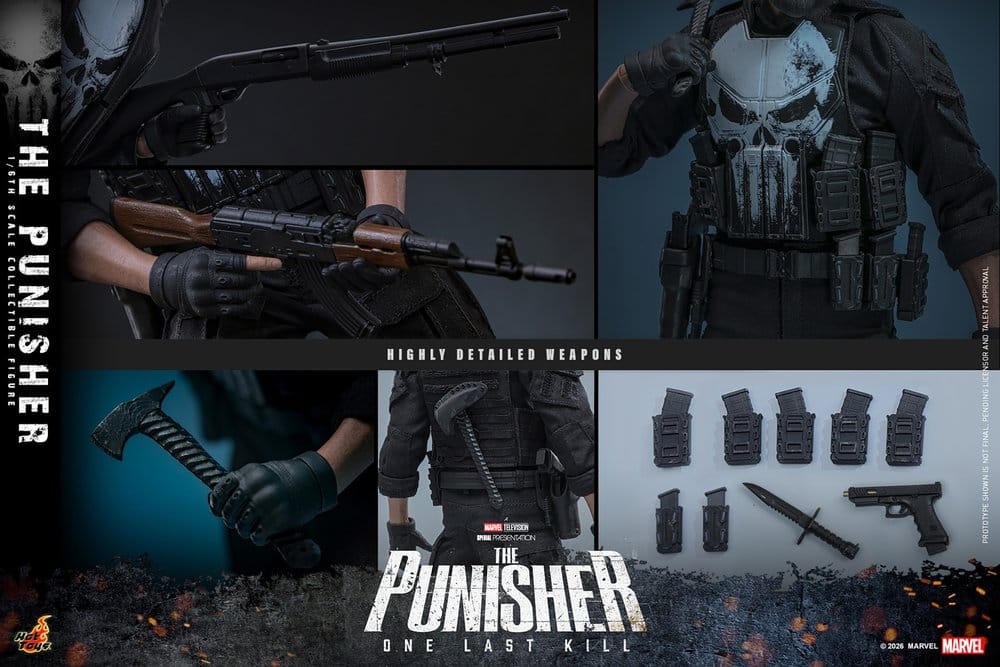 Hot Toys Marvel The Punisher 1/6 Actionfigur