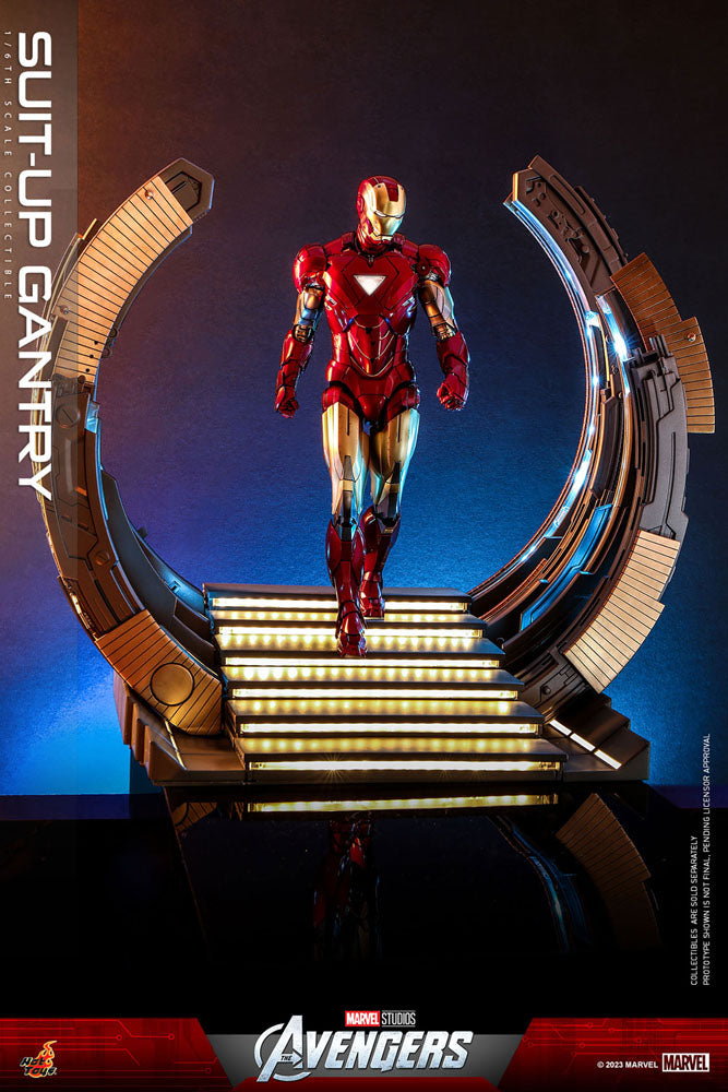 Hot Toys Marvel’s The Avengers Iron Man Suit-Up Gantry 1/6 Zubehör-Set