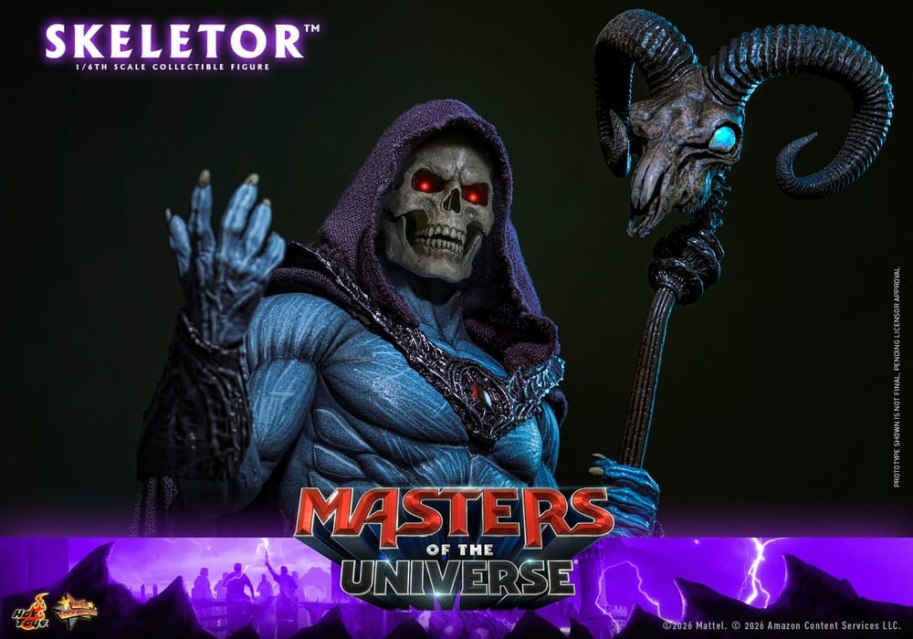 Hot Toys Masters of the Universe Movie Masterpiece Actionfigur 1/6 Skeletor 31 cm