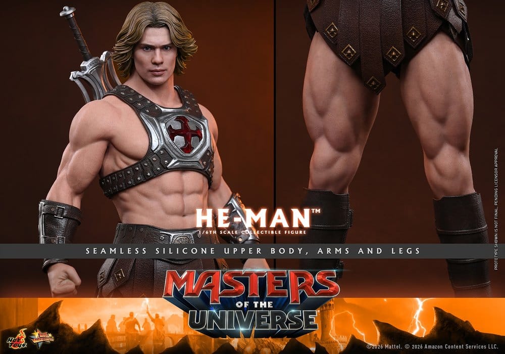 Hot Toys Masters of the Universe Movie Masterpiece Actionfigur 1/6 He-Man 31 cm