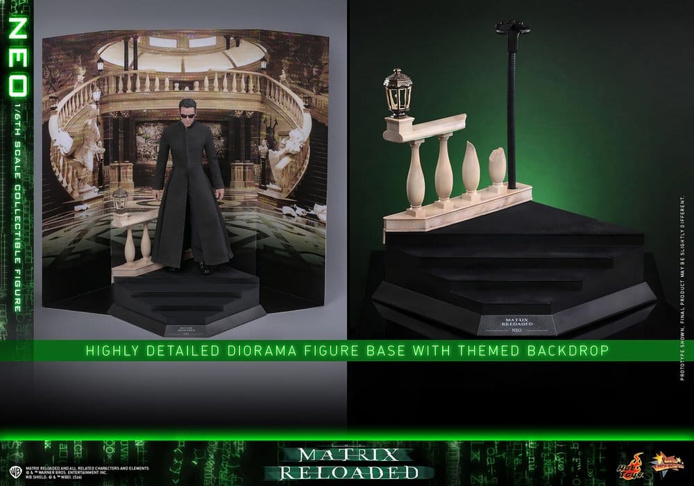 Hot Toys Matrix Movie Masterpiece Action Figur 1/6 Neo 31 cm