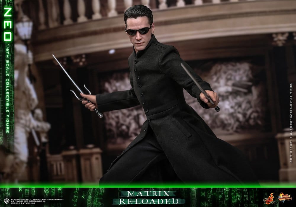 Hot Toys Matrix Movie Masterpiece Action Figur 1/6 Neo 31 cm
