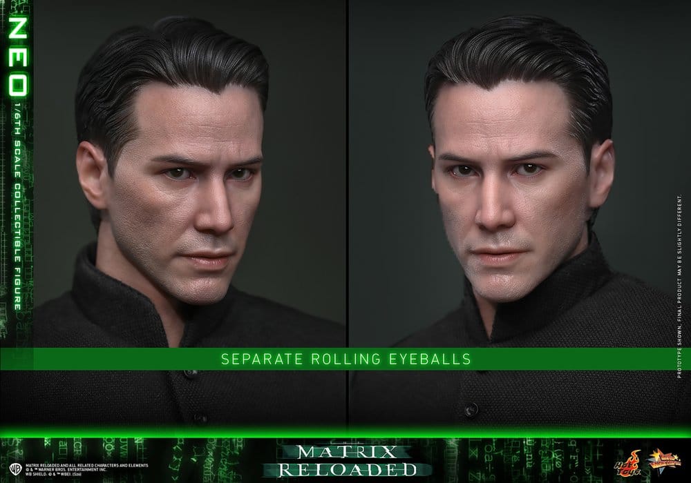 Hot Toys Matrix Movie Masterpiece Action Figur 1/6 Neo 31 cm