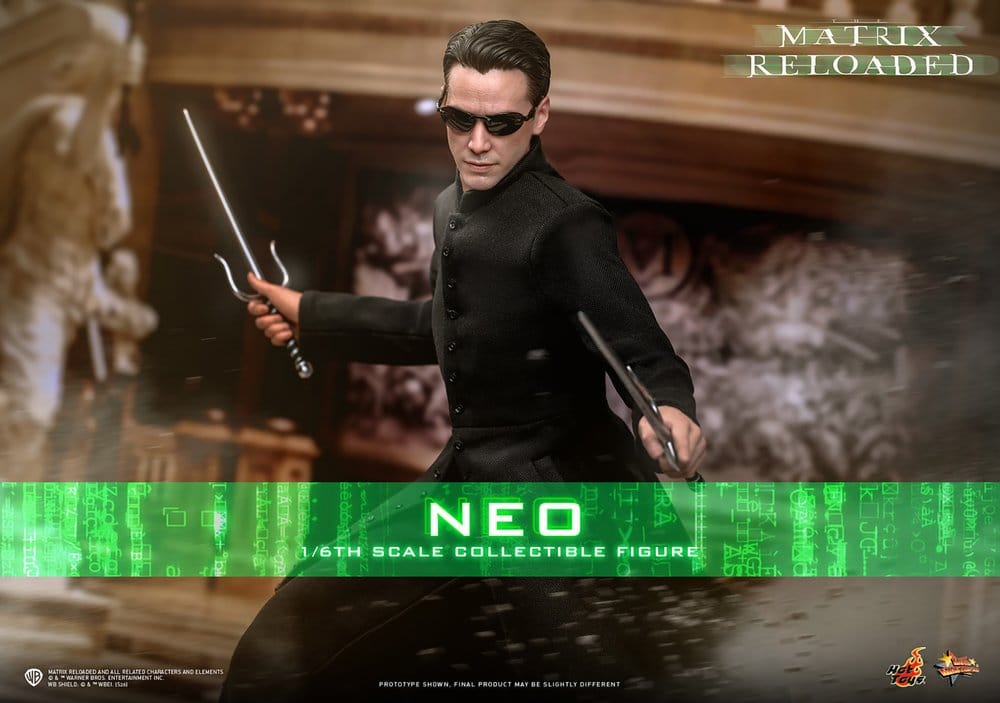 Hot Toys Matrix Movie Masterpiece Action Figur 1/6 Neo 31 cm