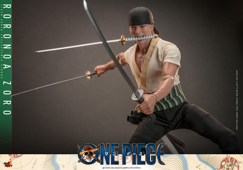 Hot Toys One Piece Netflix Lorenor Zorro 1/6 Actionfigur