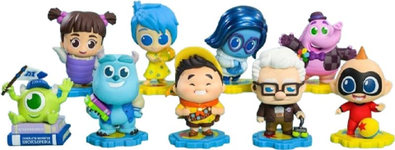 Hot Toys Pixar Cosbi Minifiguren Blind Box Display