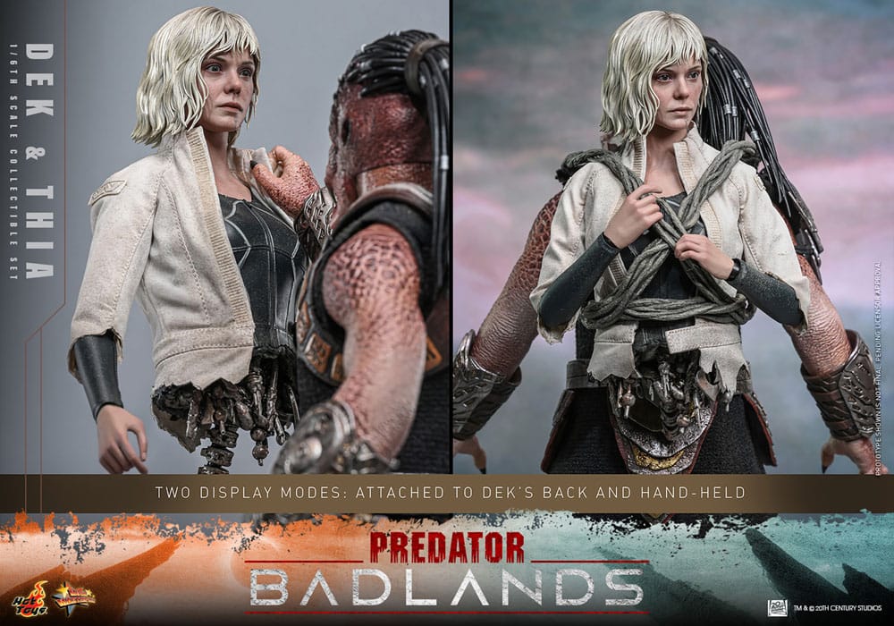 Hot Toys Predator: Badlands Movie Masterpiece Actionfigur 1/6 Dek & Thia 30 cm