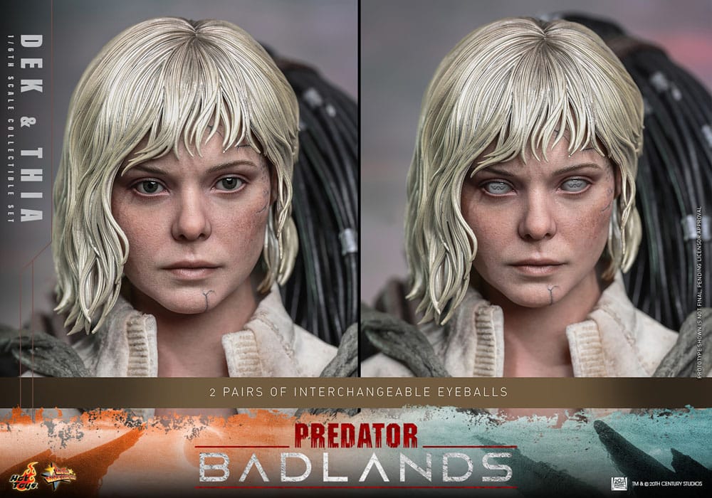 Hot Toys Predator: Badlands Movie Masterpiece Actionfigur 1/6 Dek & Thia 30 cm