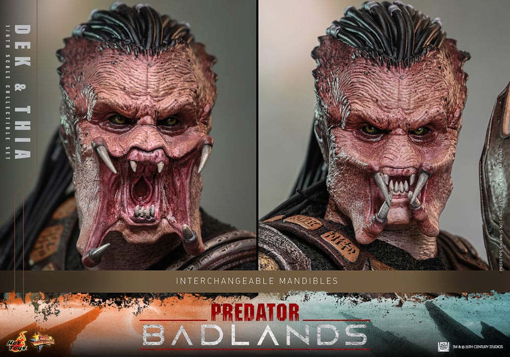 Hot Toys Predator: Badlands Movie Masterpiece Actionfigur 1/6 Dek & Thia 30 cm