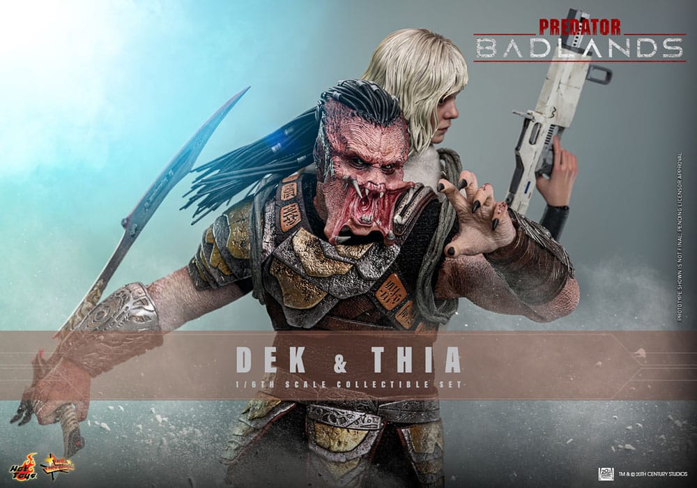 Hot Toys Predator: Badlands Movie Masterpiece Actionfigur 1/6 Dek & Thia 30 cm