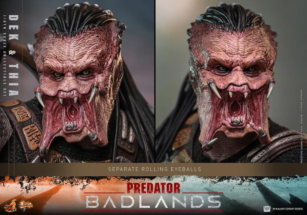 Hot Toys Predator: Badlands Movie Masterpiece Actionfigur 1/6 Dek & Thia 30 cm