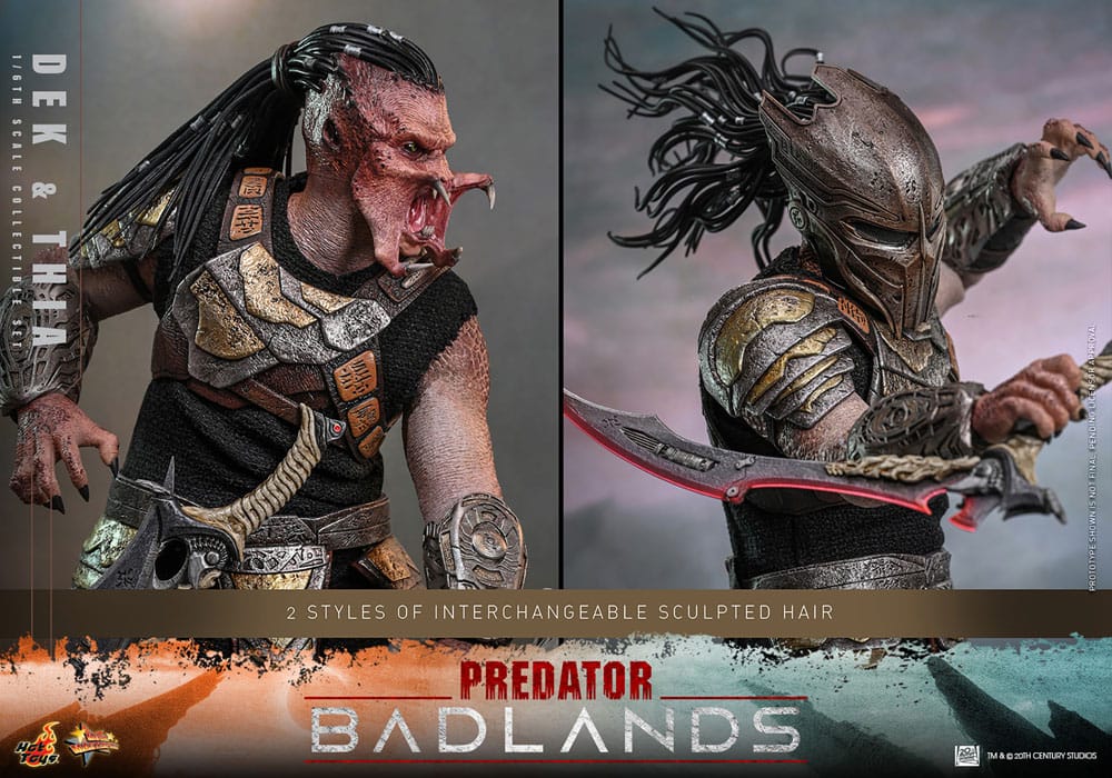 Hot Toys Predator: Badlands Movie Masterpiece Actionfigur 1/6 Dek & Thia 30 cm