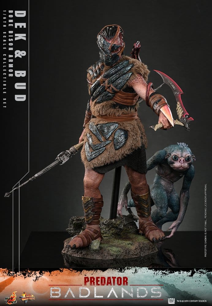 Hot Toys Predator: Badlands Movie Masterpiece Actionfiguren 2er-Pack 1/6 Dek (Bone Bison Armor) and Bud 31 cm