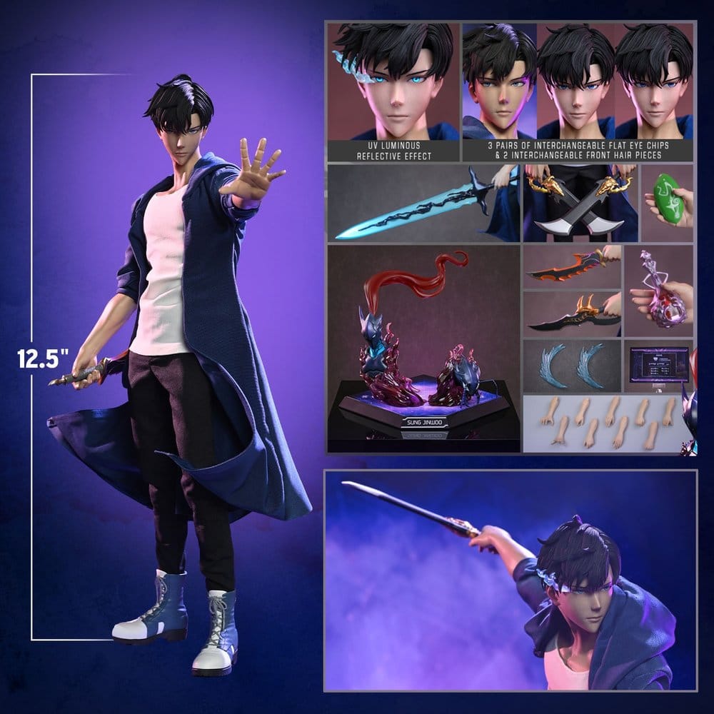 Hot Toys Solo Leveling Sung Jinwoo 1/6 Actionfigur