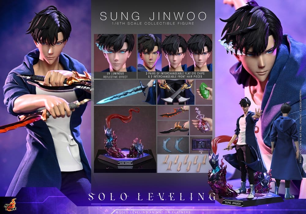 Hot Toys Solo Leveling Sung Jinwoo 1/6 Actionfigur
