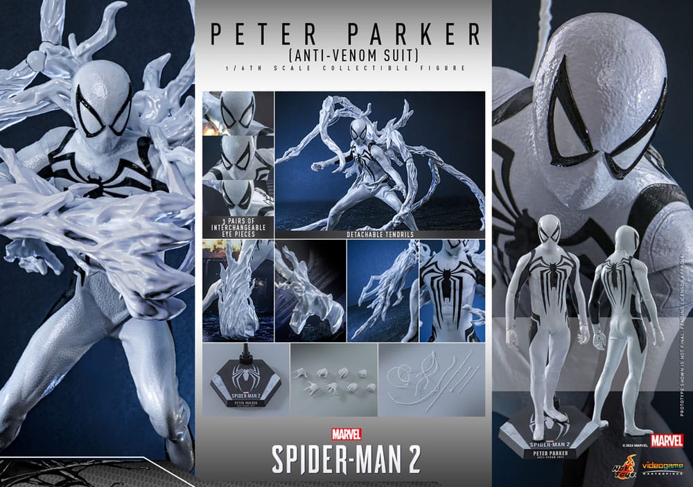 Hot Toys Spider-Man 2 Peter Parker (Anti-Venom Suit) 1/6 Actionfigur