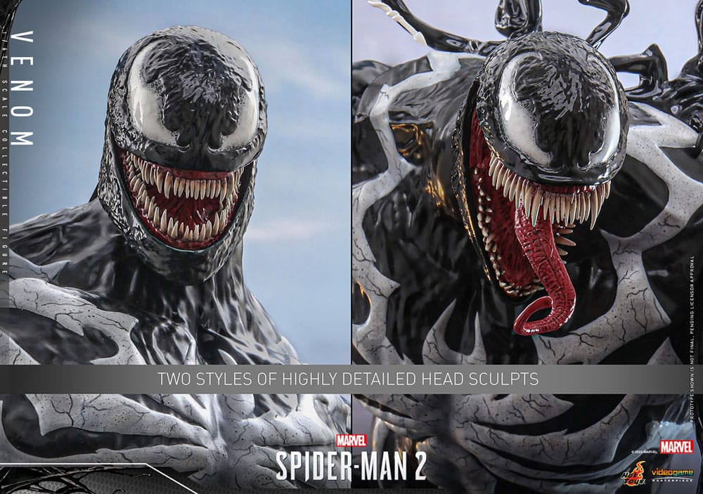 Hot Toys Spider-Man 2 Venom Videogame Masterpiece 1/6 Actionfigur