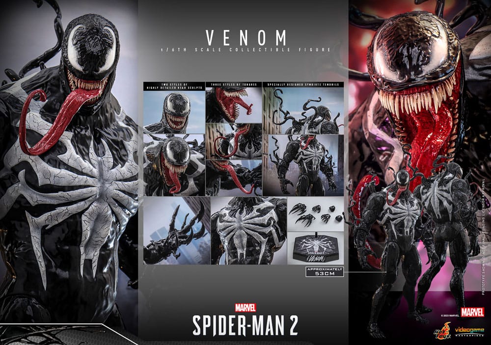 Hot Toys Spider-Man 2 Venom Videogame Masterpiece 1/6 Actionfigur