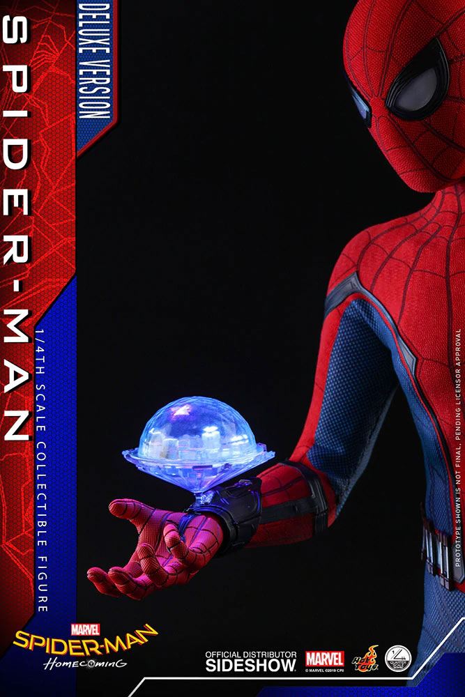 Hot Toys Spider-Man Homecoming QS015 Deluxe Version 1/4 Actionfigur - Beschädigte Verpackung