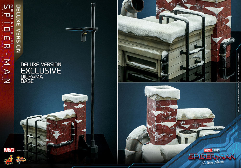 Hot Toys Spider-Man No Way Home Spider-Man (New Red and Blue Suit) (Deluxe Version) 1/6 Actionfigur